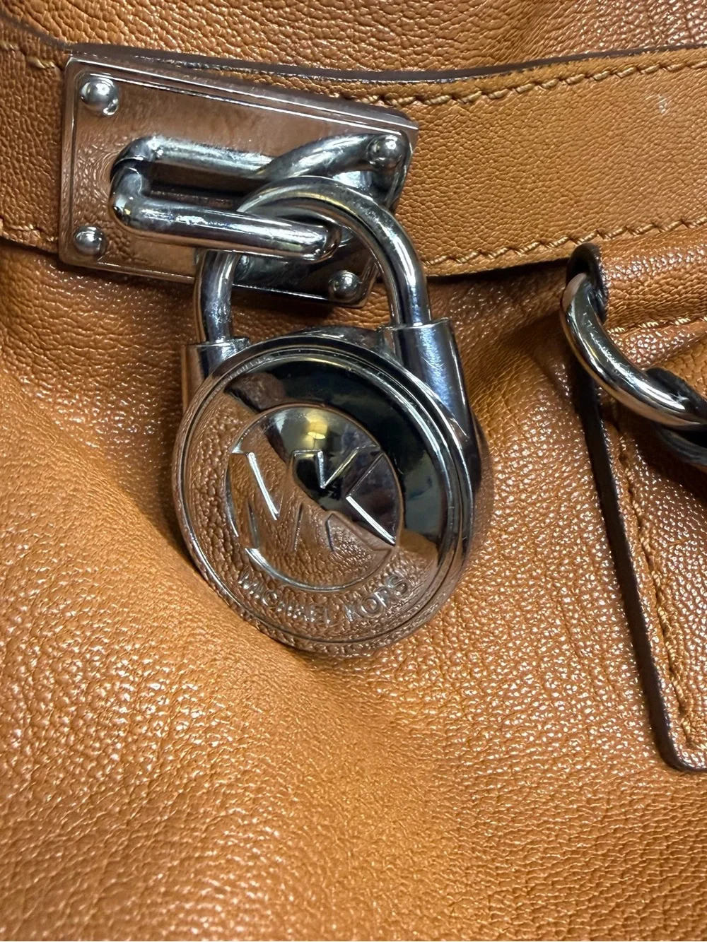 Michael Kors structured leather